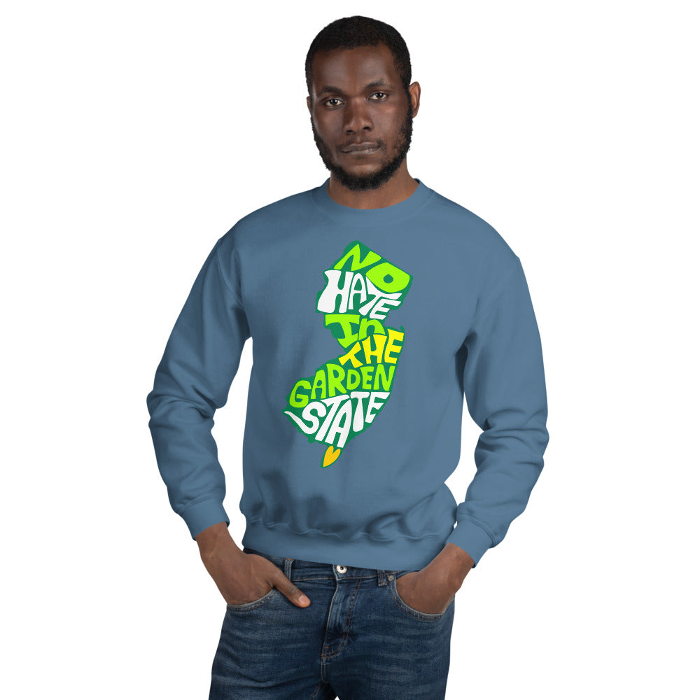 No Hate In The Garden State Unisex Sweatshirt