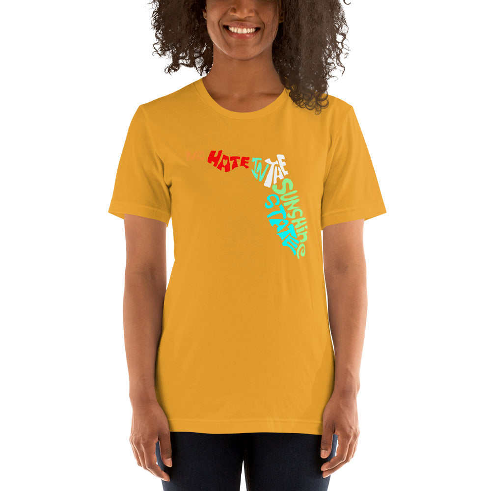No Hate In The Sunshine State Short-Sleeve Unisex T-Shirt