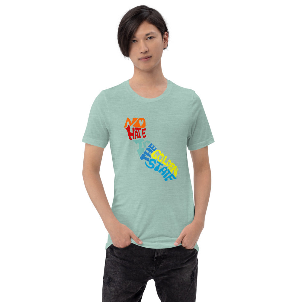 No Hate In The Golden State Short-Sleeve Unisex T-Shirt