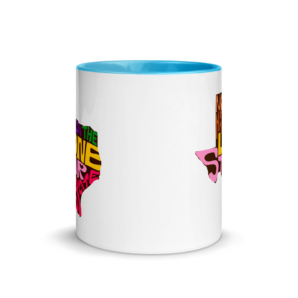 No Hate In The Lone Star State Mug with Color Inside
