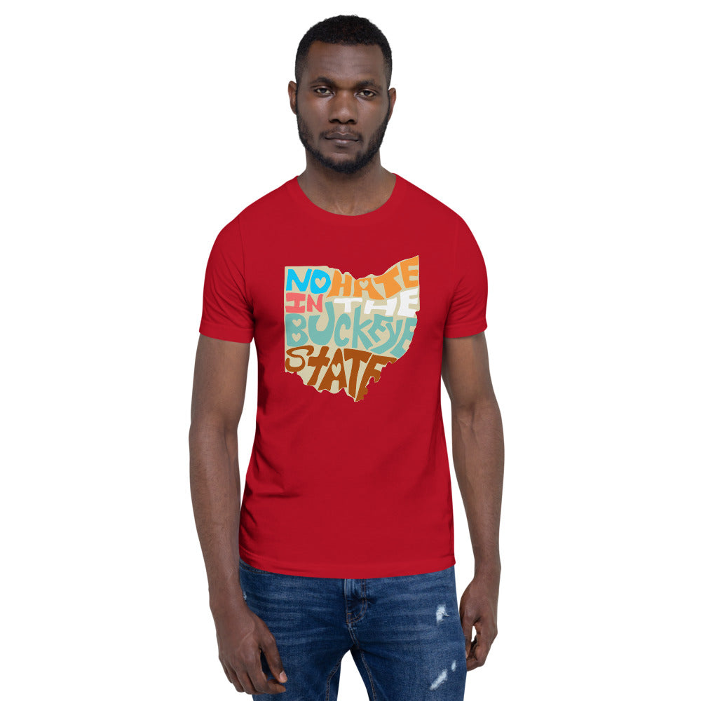 No Hate In The Buckeye State Short-Sleeve Unisex T-Shirt