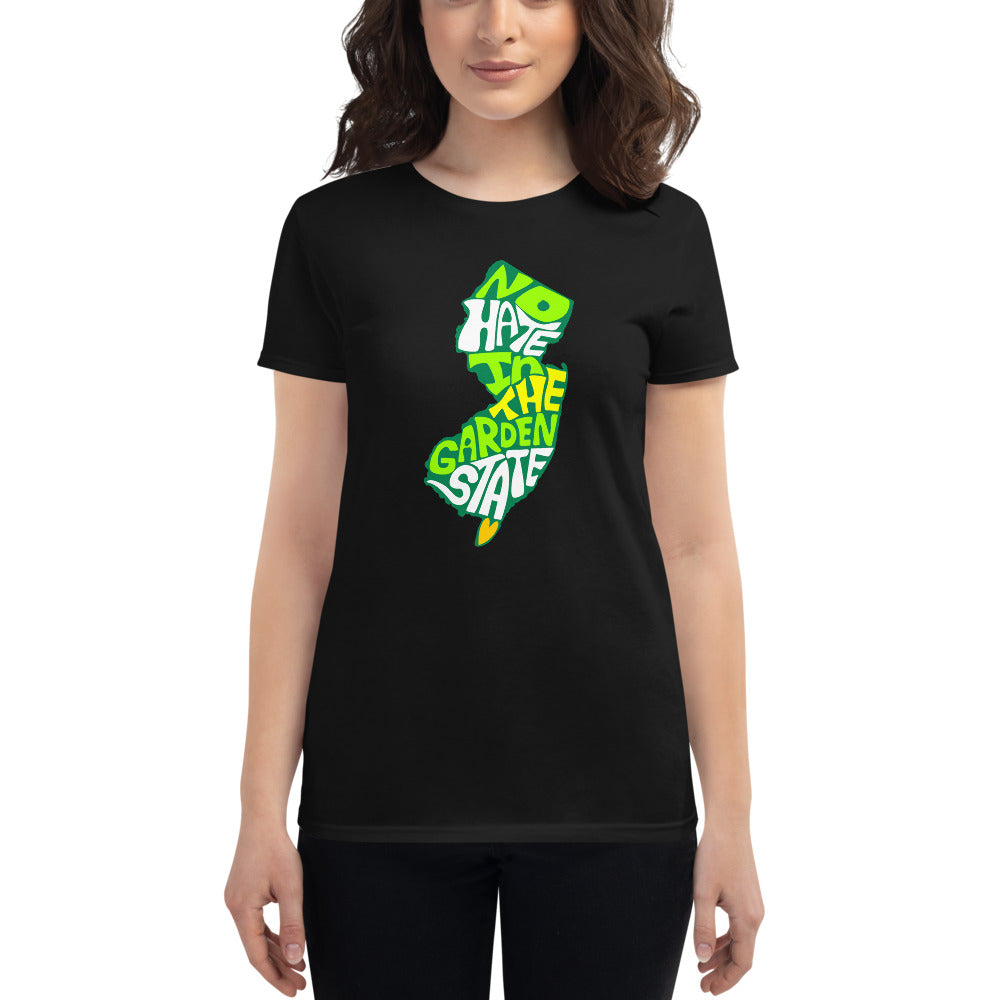No Hate In The Garden State Women&#39;s short sleeve t-shirt