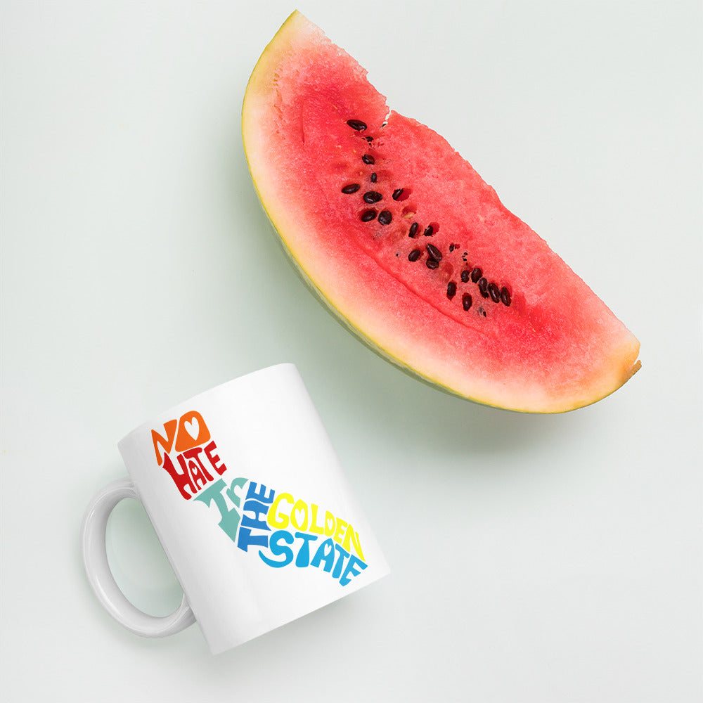 No Hate In The Golden State Mug