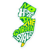 No Hate In The Garden State Bubble-free stickers