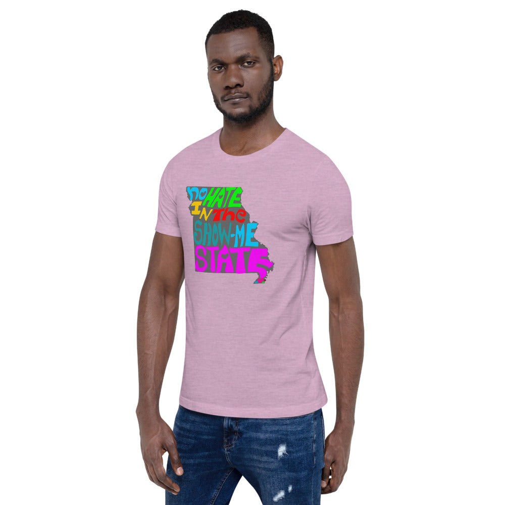 No Hate In The Show Me State Short-Sleeve Unisex T-Shirt
