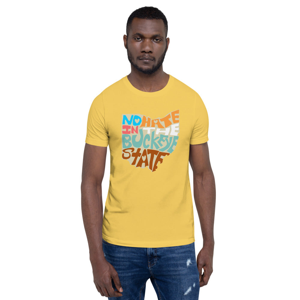 No Hate In The Buckeye State Short-Sleeve Unisex T-Shirt