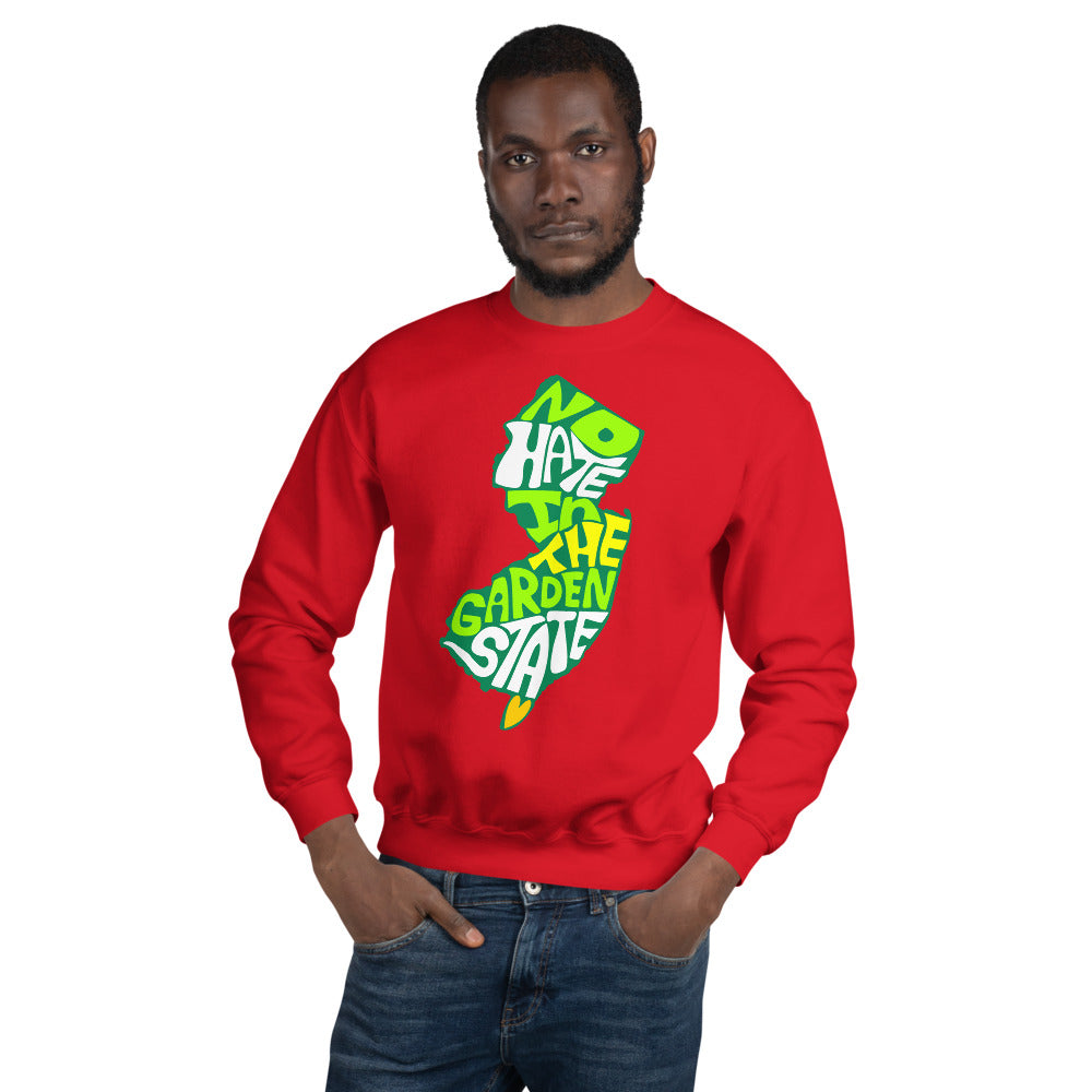 No Hate In The Garden State Unisex Sweatshirt