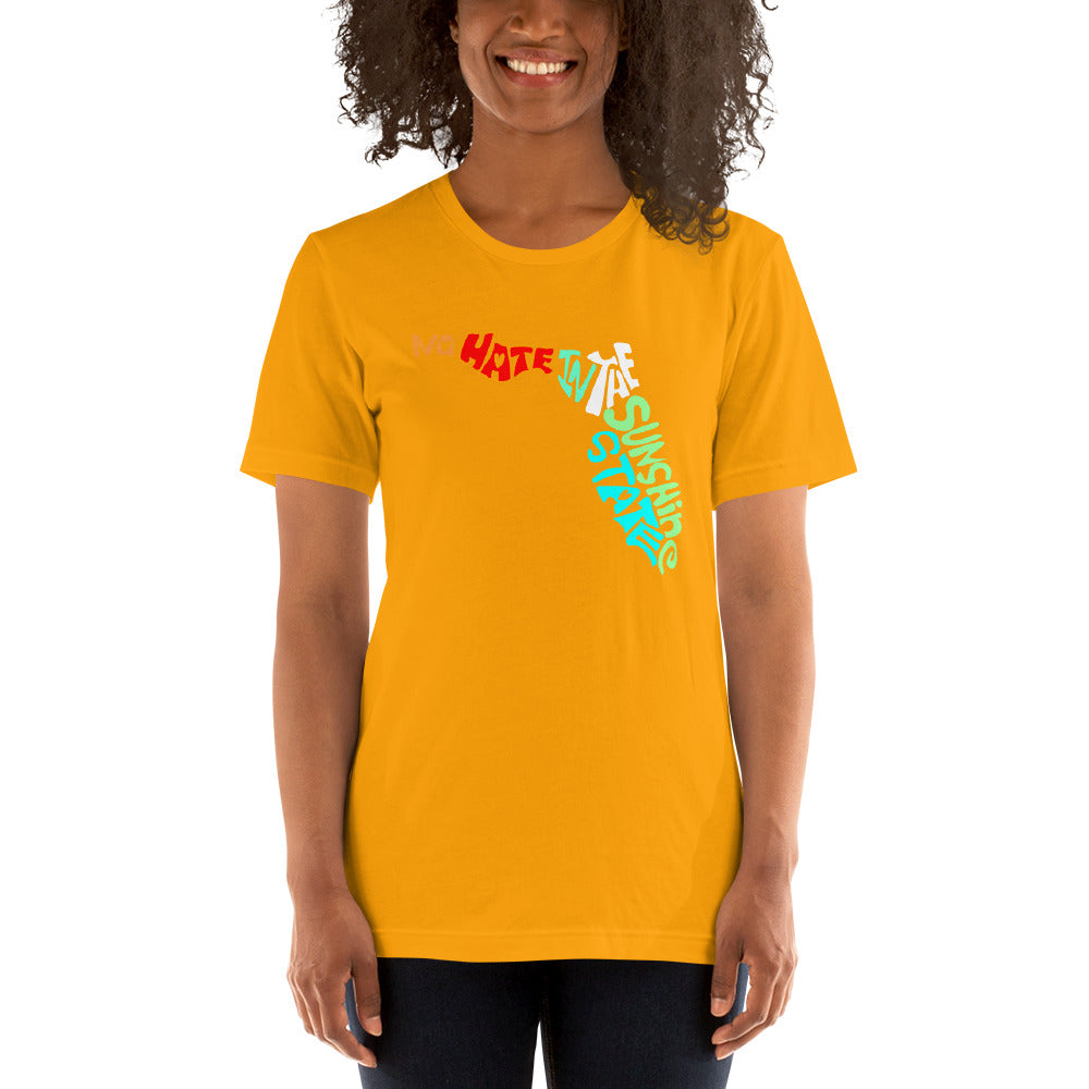 No Hate In The Sunshine State Short-Sleeve Unisex T-Shirt
