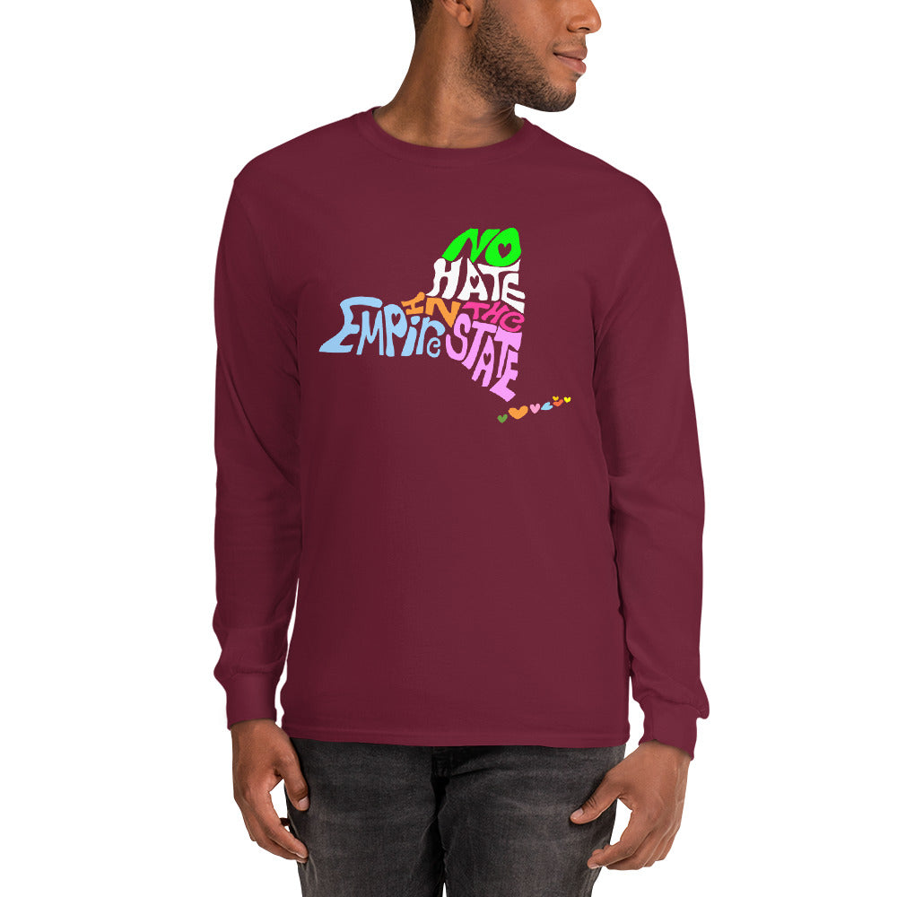 No Hate In The Empire State Men’s Long Sleeve Shirt