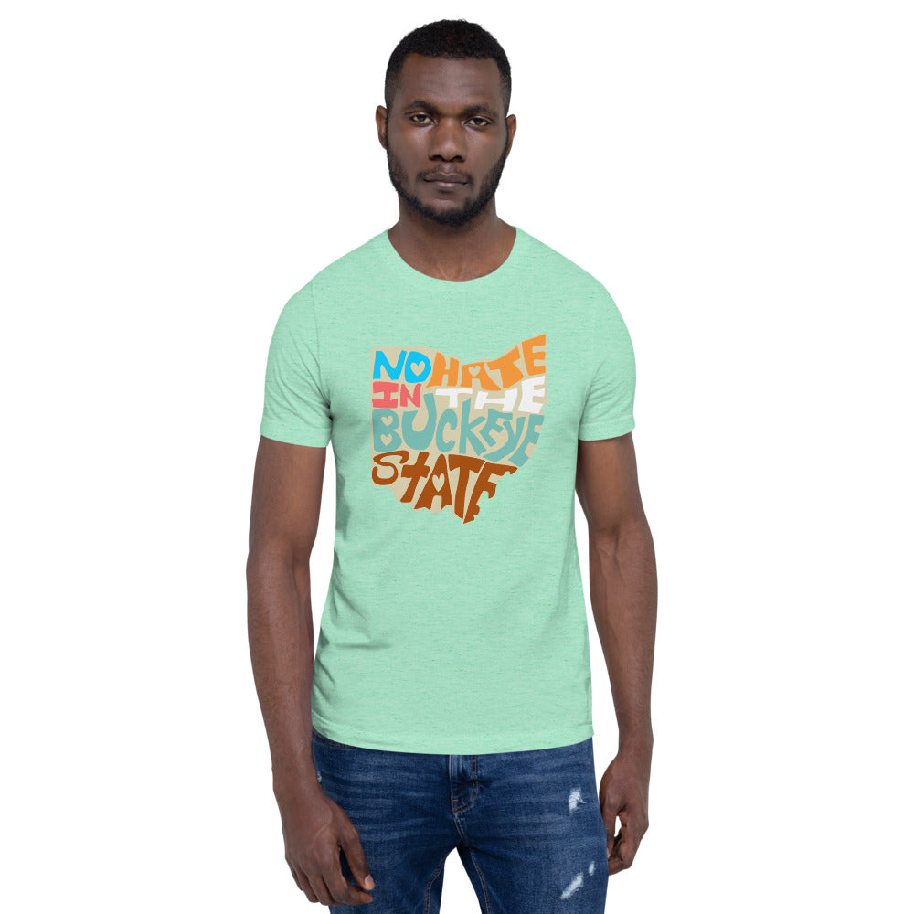 No Hate In The Buckeye State Short-Sleeve Unisex T-Shirt