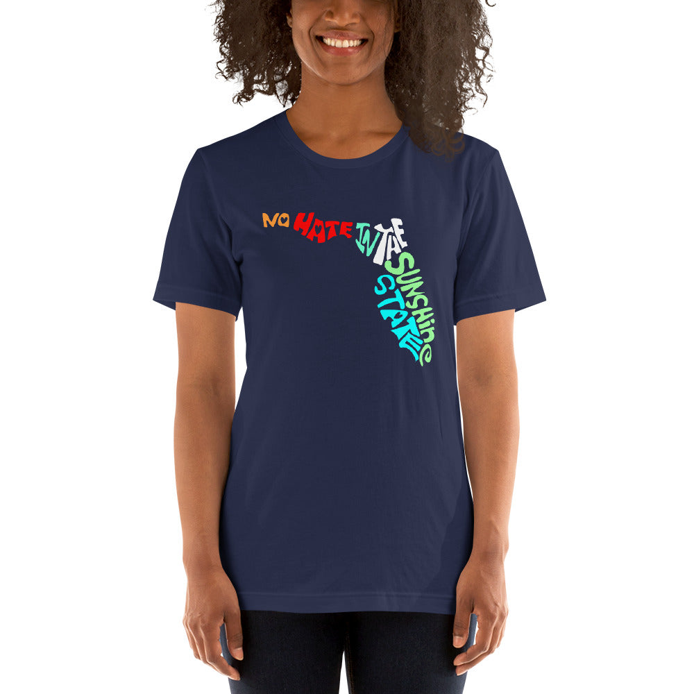 No Hate In The Sunshine State Short-Sleeve Unisex T-Shirt