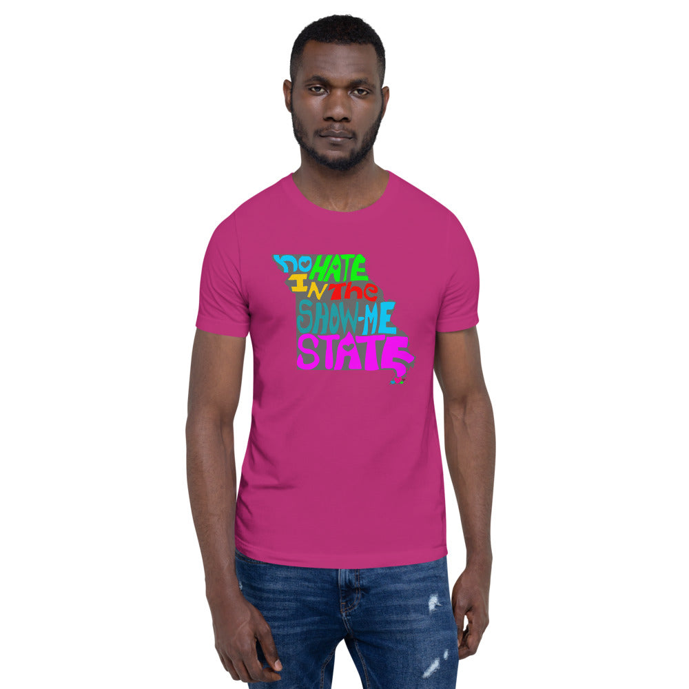No Hate In The Show Me State Short-Sleeve Unisex T-Shirt