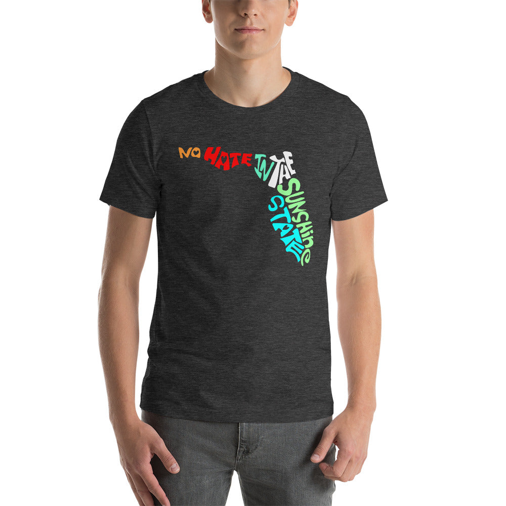 No Hate In The Sunshine State Short-Sleeve Unisex T-Shirt