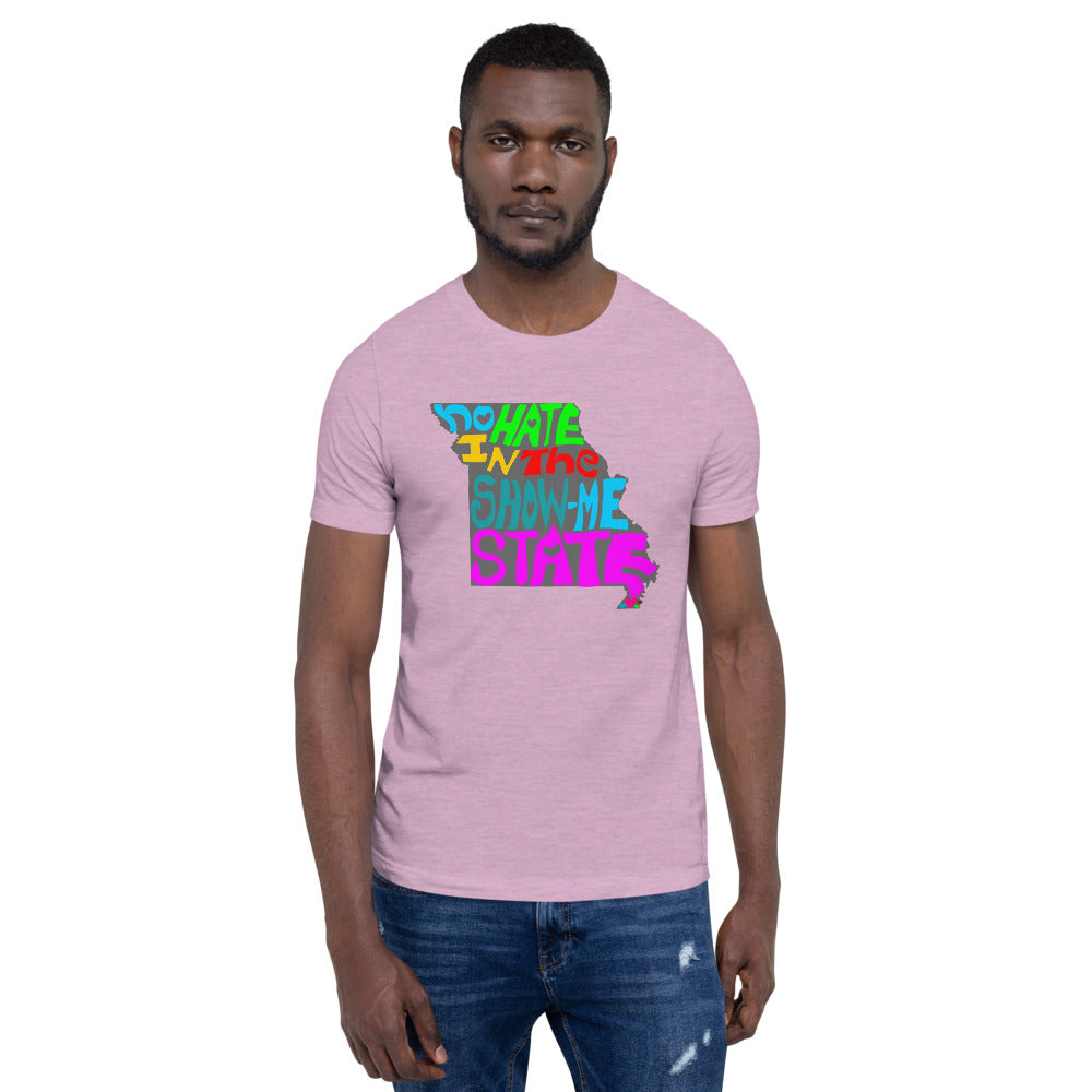 No Hate In The Show Me State Short-Sleeve Unisex T-Shirt