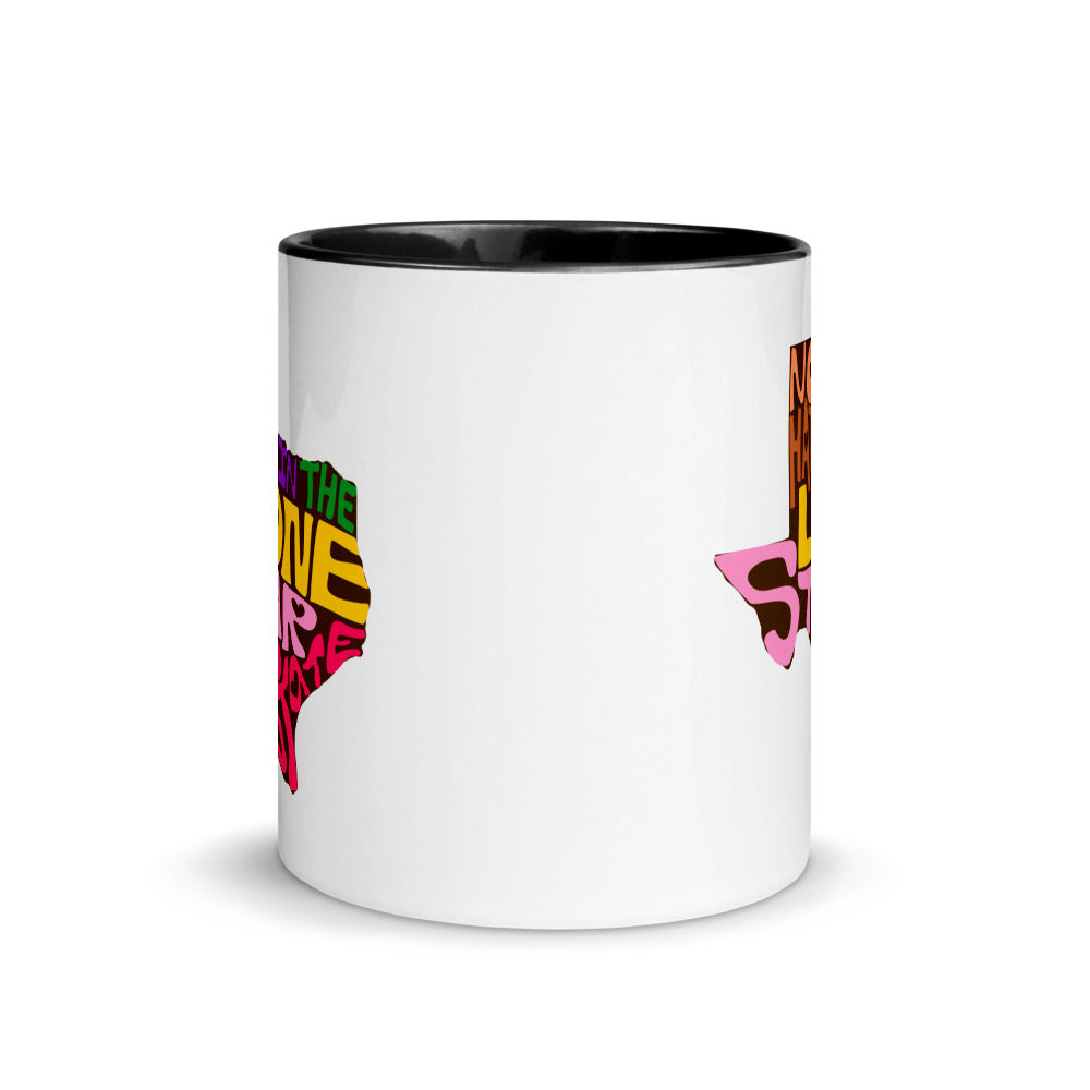 No Hate In The Lone Star State Mug with Color Inside