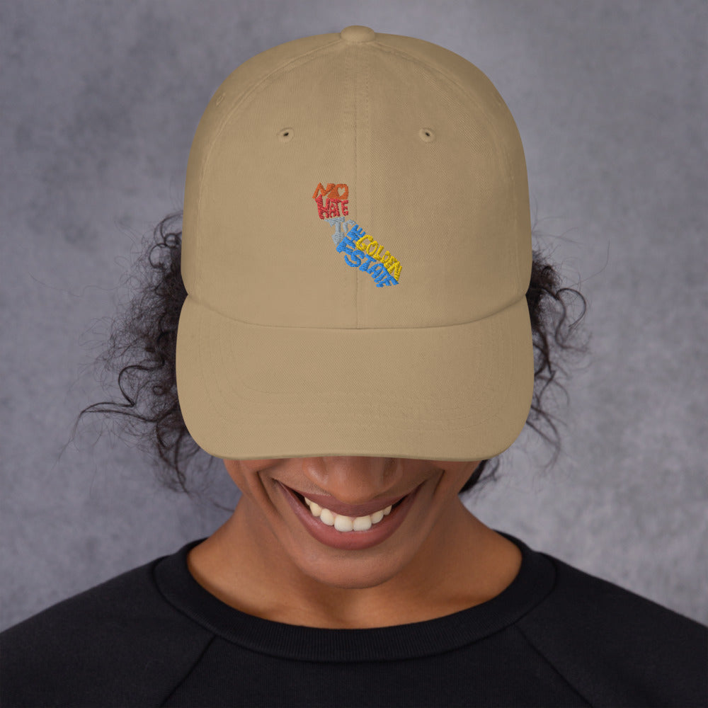 No Hate In The Golden State Dad hat