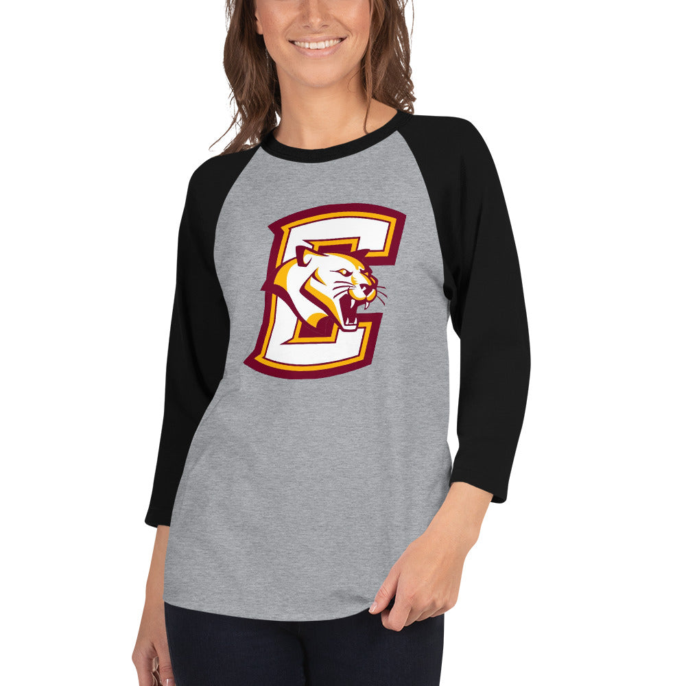 Conestoga Cougars 3/4 sleeve raglan shirt