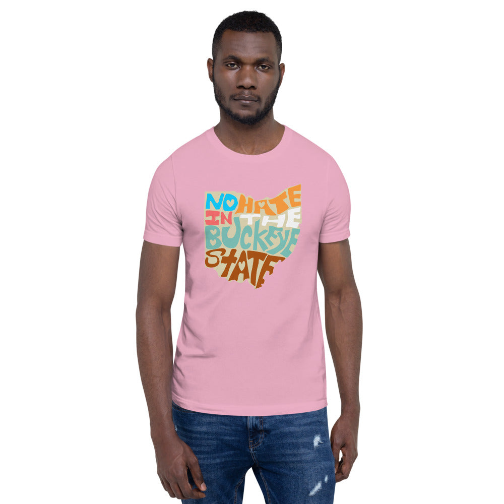 No Hate In The Buckeye State Short-Sleeve Unisex T-Shirt