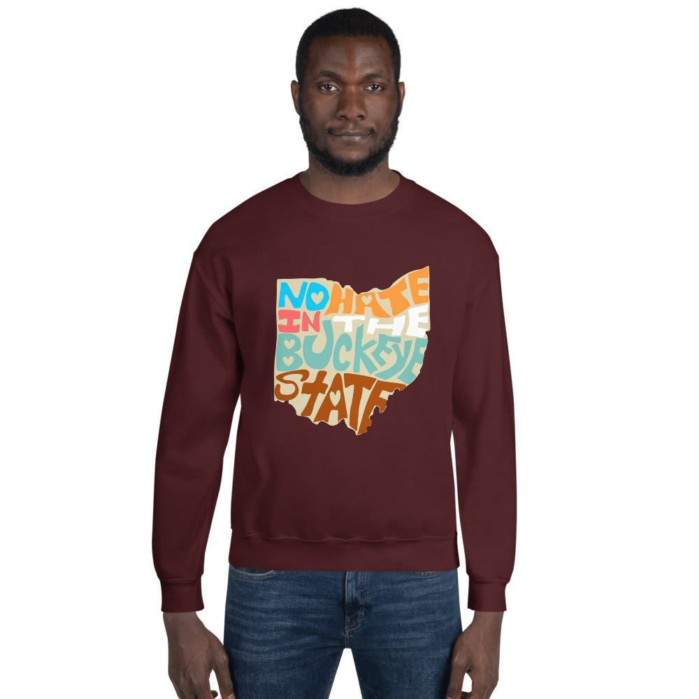 No Hate In The Buckeye State Unisex Sweatshirt