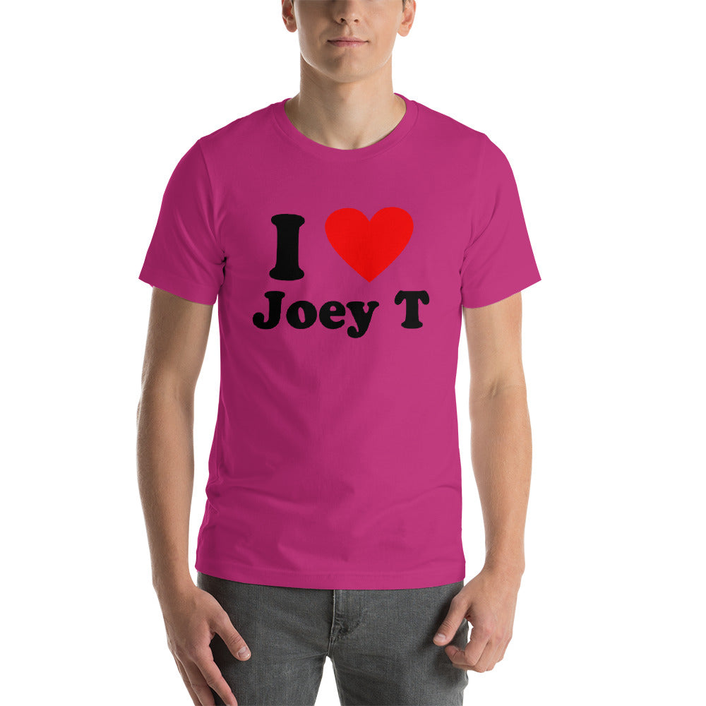 I Love Joey T Short-Sleeve Unisex T-Shirt