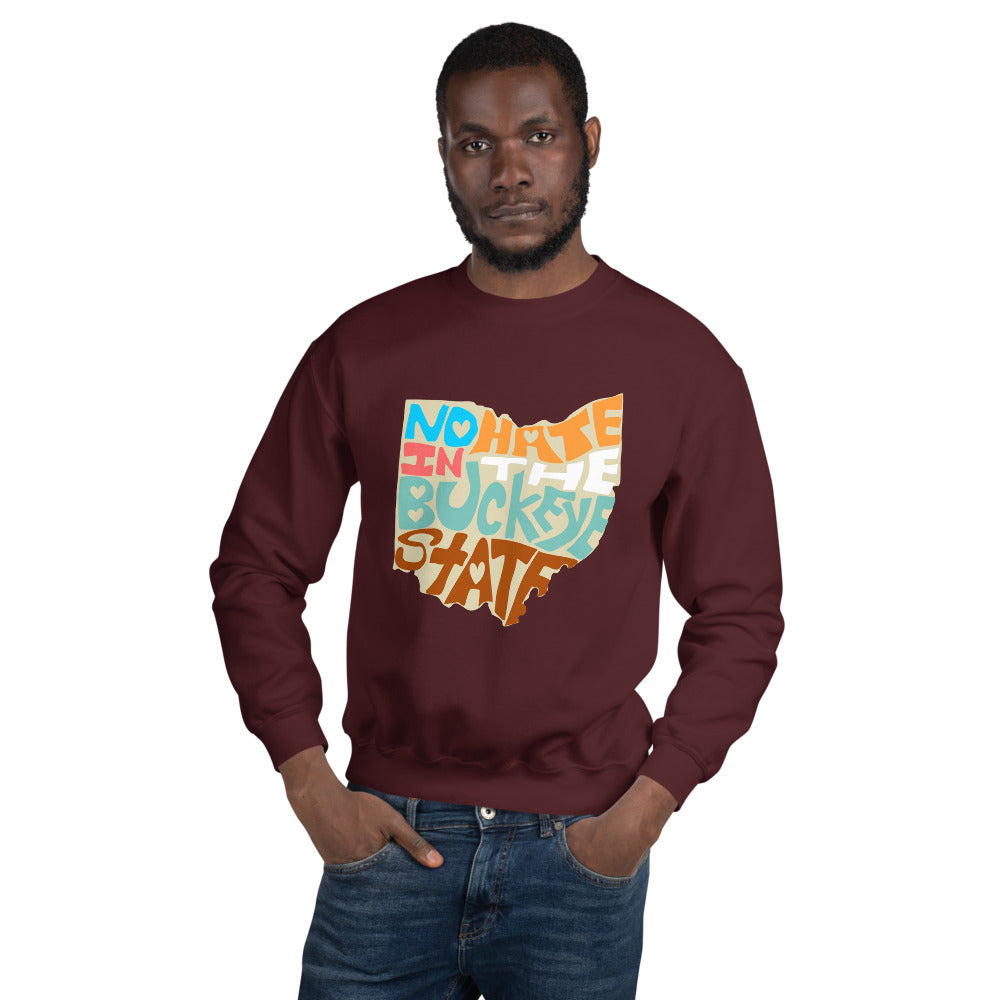 No Hate In The Buckeye State Unisex Sweatshirt
