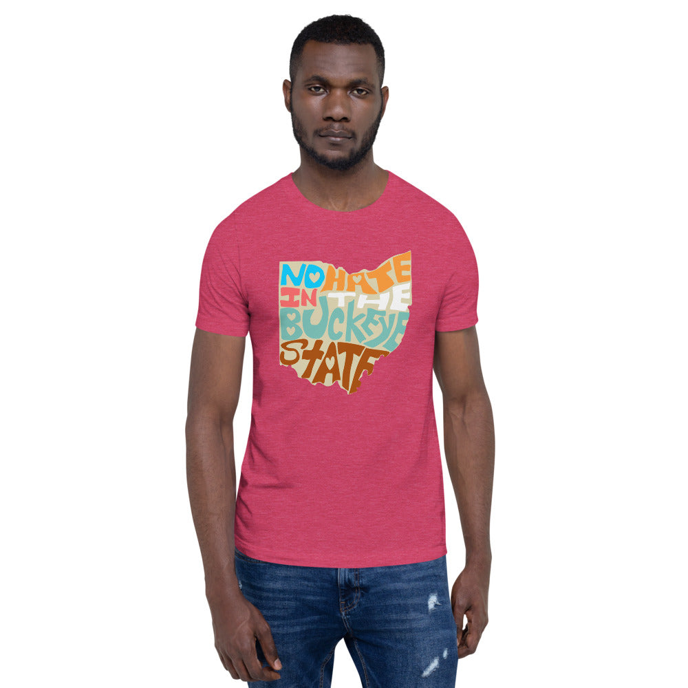 No Hate In The Buckeye State Short-Sleeve Unisex T-Shirt