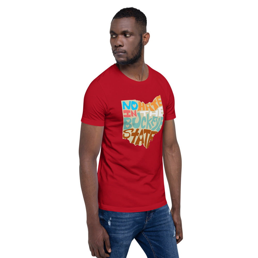 No Hate In The Buckeye State Short-Sleeve Unisex T-Shirt