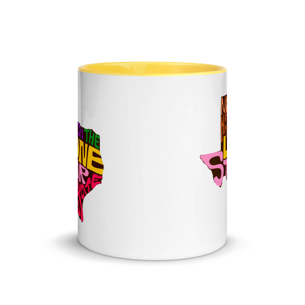 No Hate In The Lone Star State Mug with Color Inside