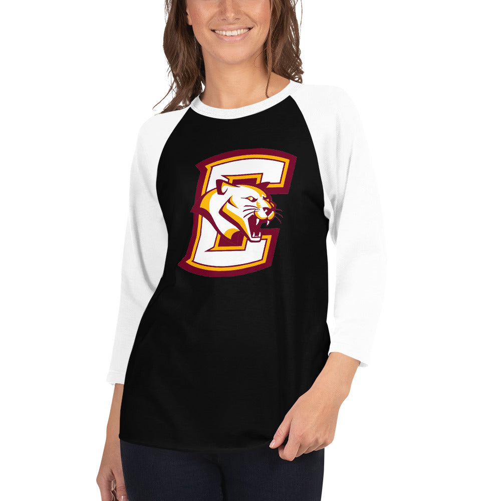 Conestoga Cougars 3/4 sleeve raglan shirt