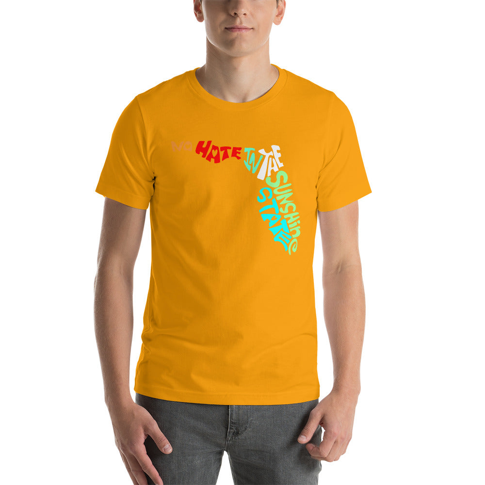 No Hate In The Sunshine State Short-Sleeve Unisex T-Shirt