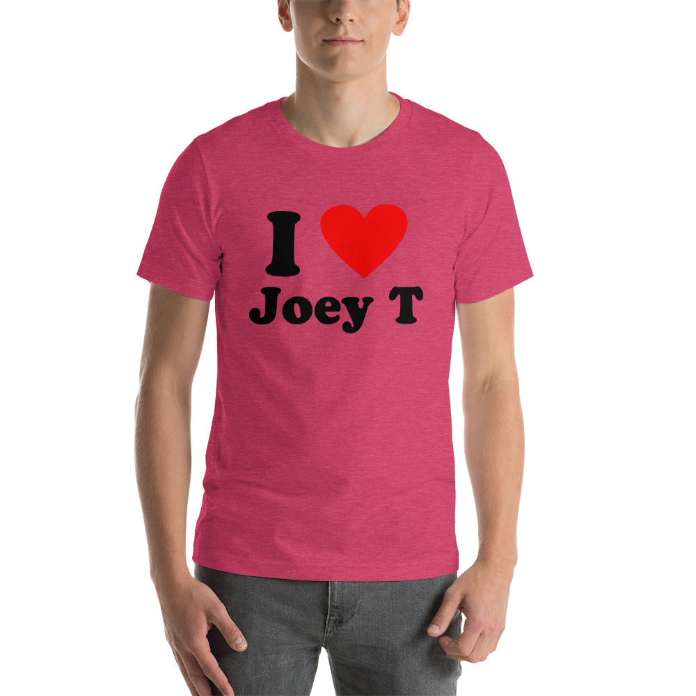 I Love Joey T Short-Sleeve Unisex T-Shirt