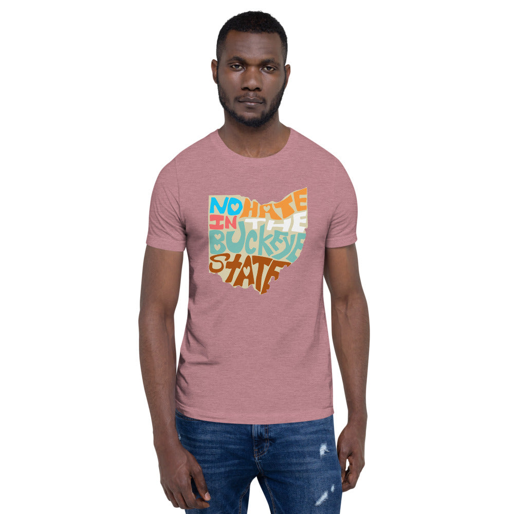 No Hate In The Buckeye State Short-Sleeve Unisex T-Shirt