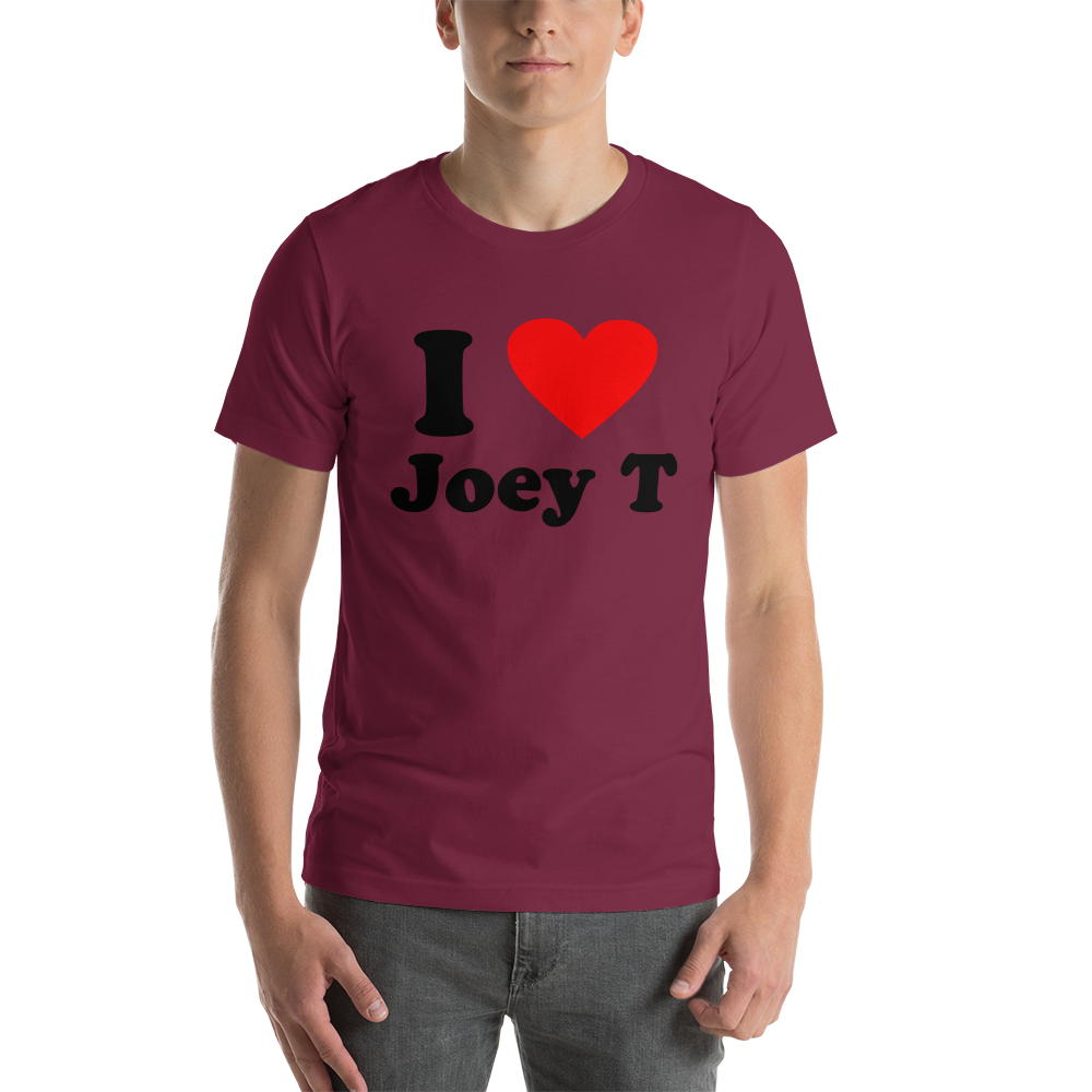 I Love Joey T Short-Sleeve Unisex T-Shirt