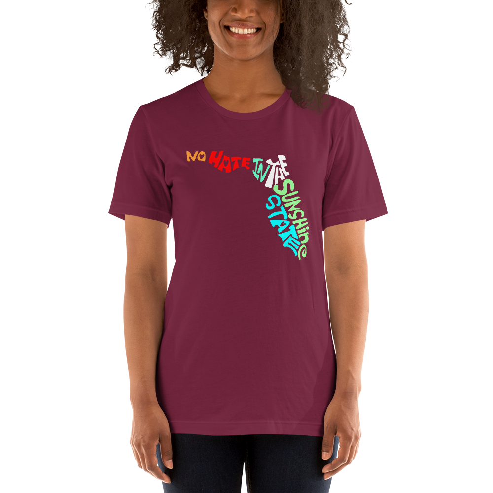 No Hate In The Sunshine State Short-Sleeve Unisex T-Shirt