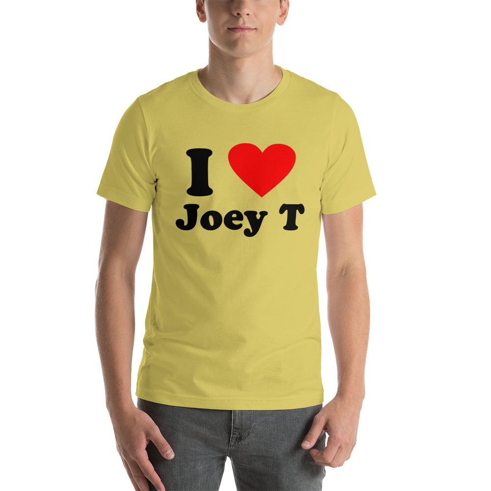 I Love Joey T Short-Sleeve Unisex T-Shirt