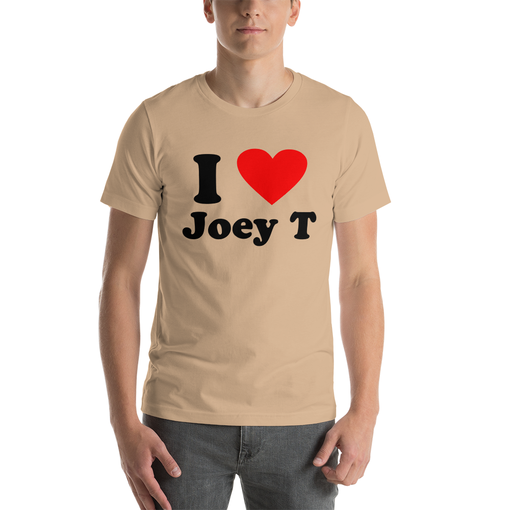 I Love Joey T Short-Sleeve Unisex T-Shirt - Spiritgear