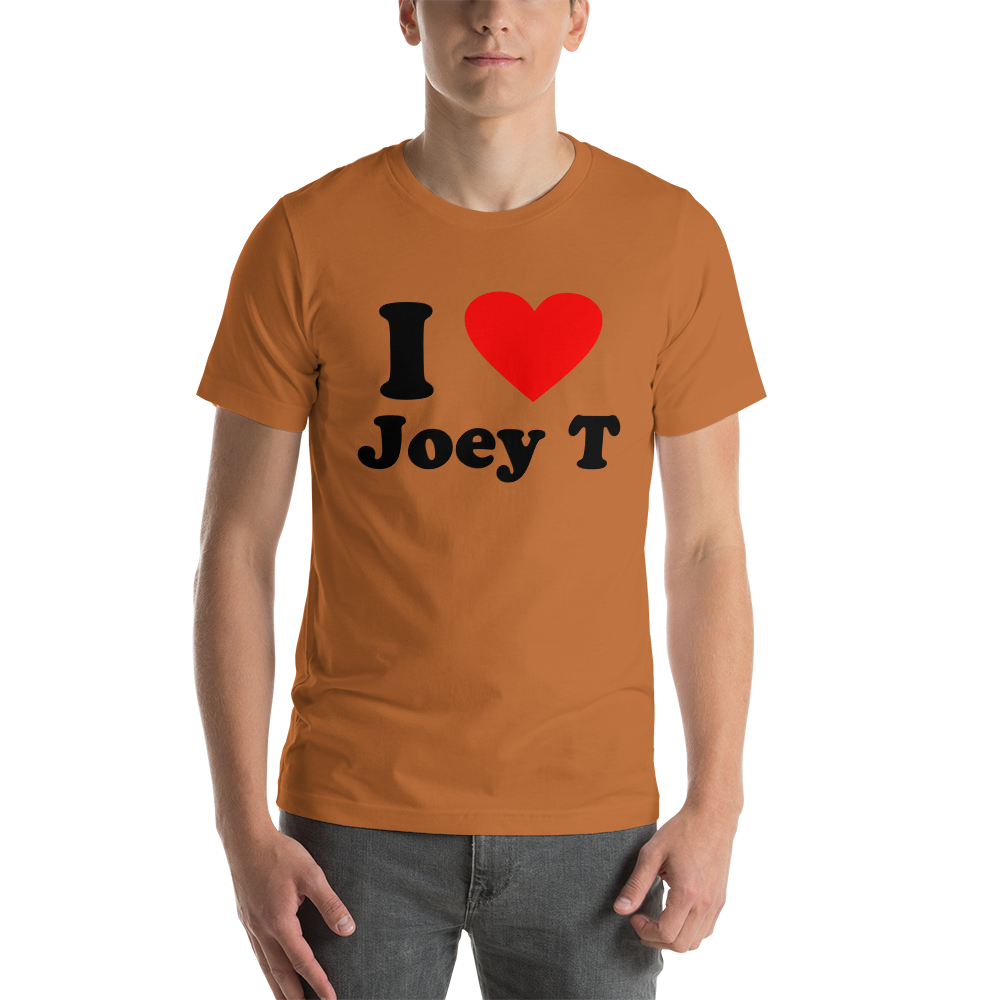 I Love Joey T Short-Sleeve Unisex T-Shirt