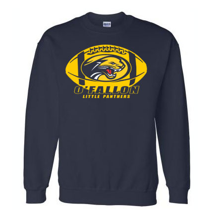 Full Color Crewneck Football Sweatshirt