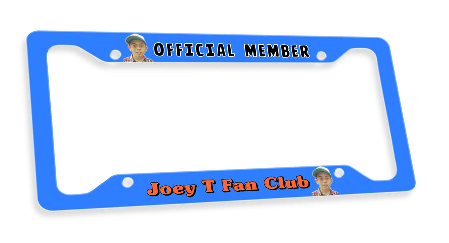Joey T License Plate Frame
