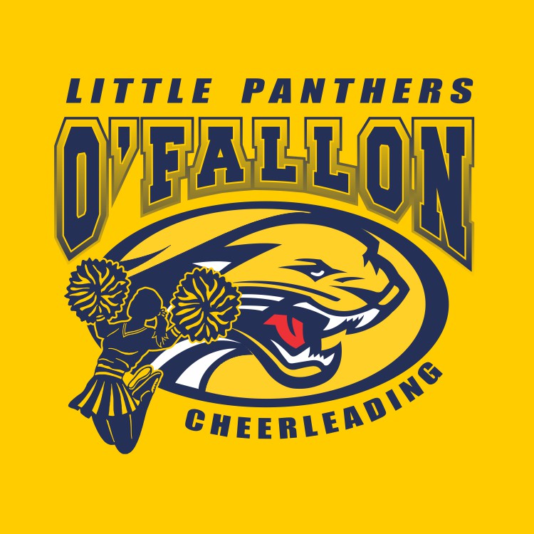 Little Panthers Cheerleading with Girl Shirts