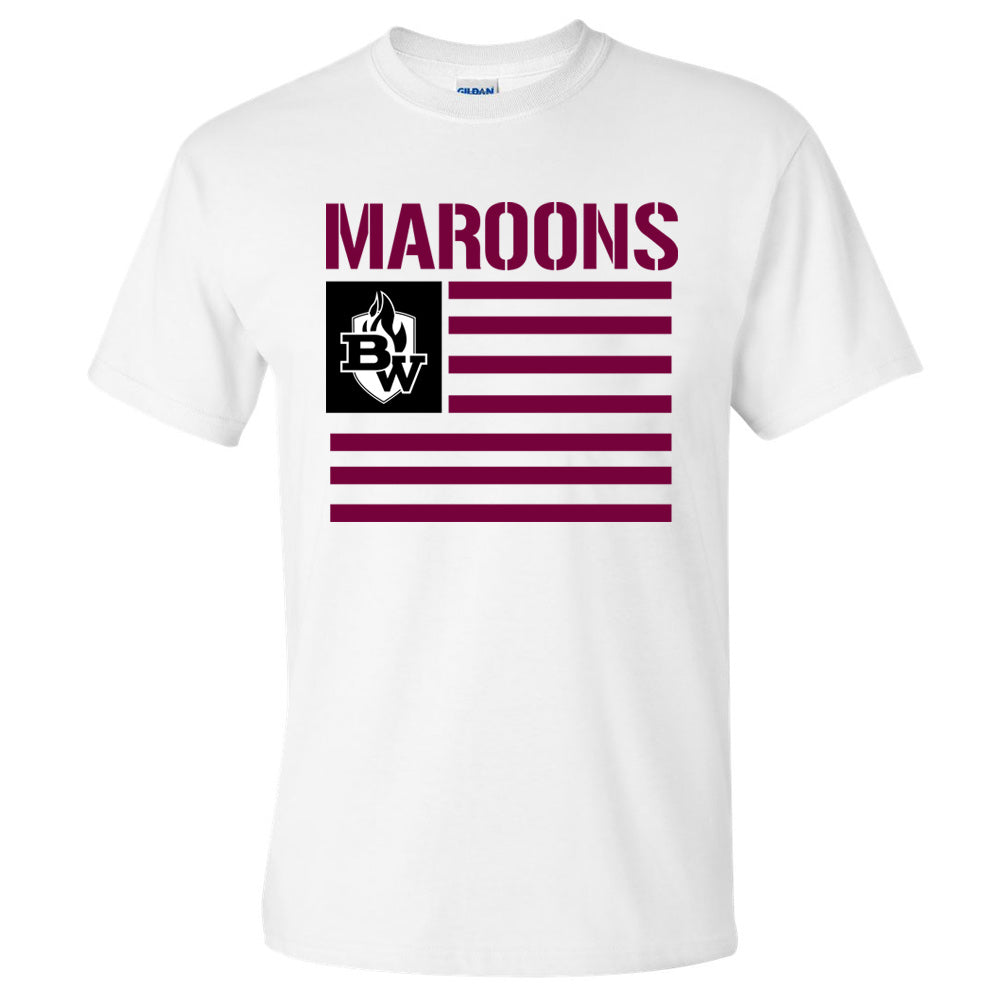 Maroon Flag Tee