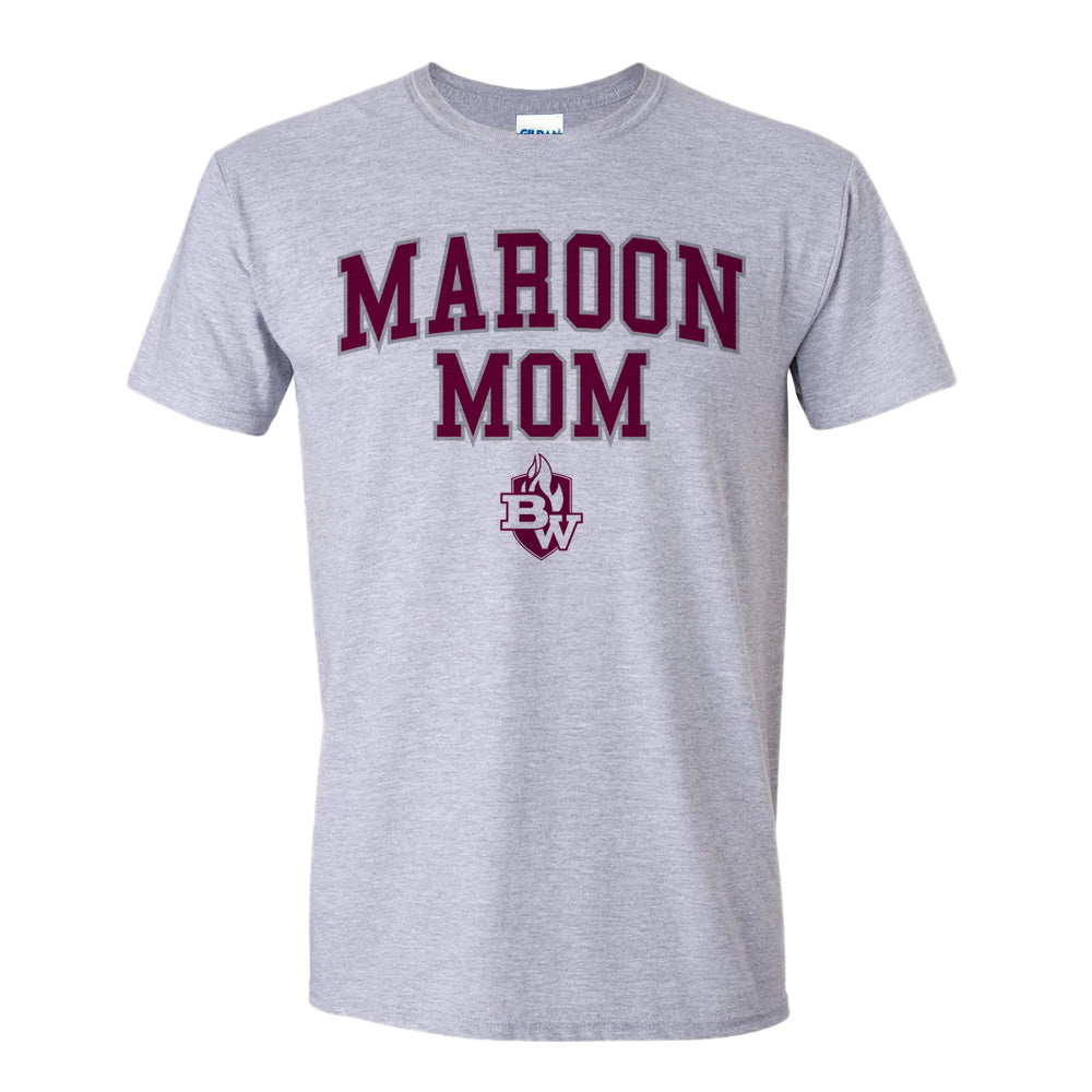 Maroon Mom Tee