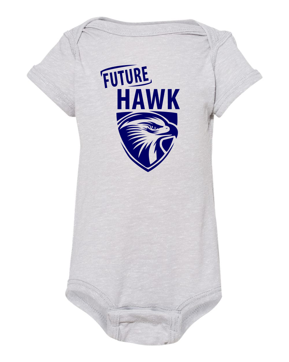 Future Hawk Rabbit Skins - Infant Harborside Mélange Bodysuit