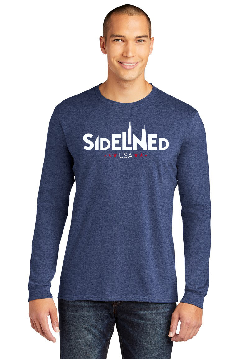 Sidelined Anvil 100% Combed Ring Spun Cotton Long Sleeve T-Shirt