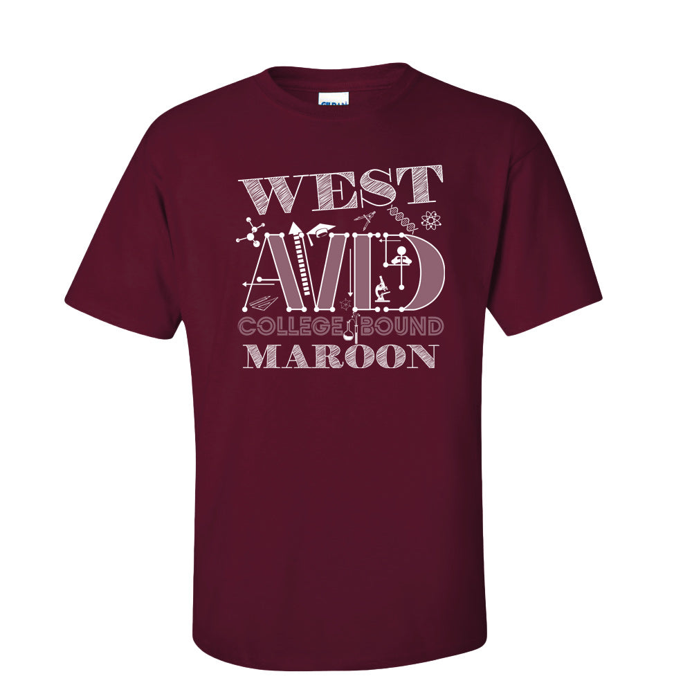 West AVID College Bound Shortsleeve T-shirt
