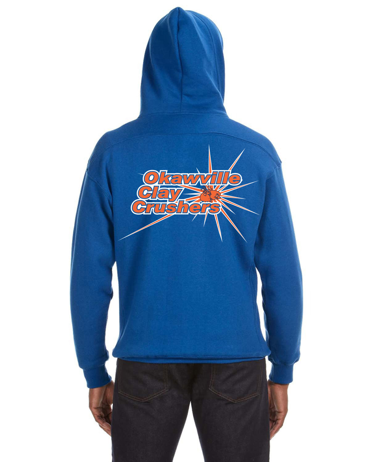 Okaville Clay Crushers J America Sport Lace Hood
